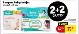 Kruidvat Pampers babydoekjes aanbieding