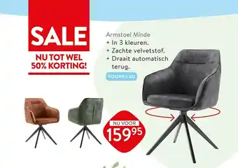 Profijt Meubel Armstoel Minde Tot Wel 50% Korting aanbieding