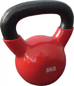 Bol.com Mambo Max Kettlebell | Vinyl | 8 kg - Red aanbieding