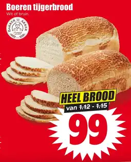 Dirk Boeren Tijgerbrood aanbieding