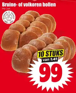 Dirk Bruine of Volkoren Bollen aanbieding