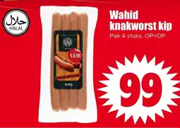 Dirk Wahid Knakworst Kip aanbieding