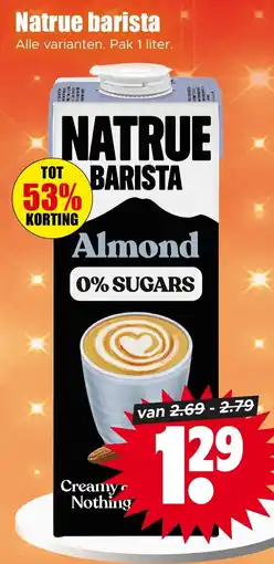 Dirk Natrue Barista aanbieding