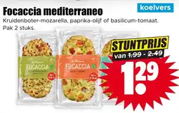 Dirk Focaccia Mediterraneo aanbieding