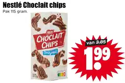 Dirk Nestlé Choclait Chips aanbieding