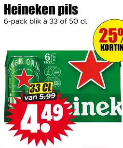 Dirk Heineken Pils aanbieding