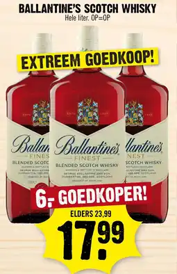 Dirk Ballantine's Scotch Whisky aanbieding