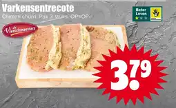 Dirk Varkensentrecote aanbieding