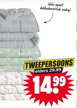 Dirk Zomerdeken Tweepersoons aanbieding