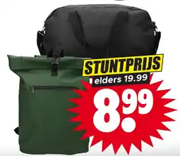 Dirk Rubbertouch Sport of Rugtas aanbieding