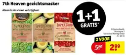 Kruidvat 7th Heaven gezichtsmasker aanbieding