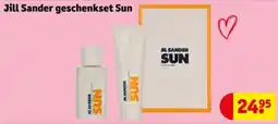 Kruidvat Jill Sander geschenkset Sun aanbieding