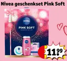 Kruidvat Nivea geschenkset Pink Soft aanbieding