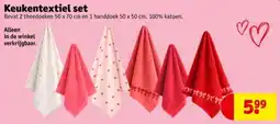 Kruidvat Keukentextiel set aanbieding