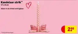 Kruidvat Kandelaar Strik aanbieding