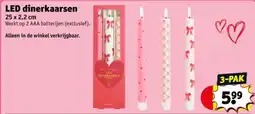 Kruidvat LED Dinerkaarsen aanbieding
