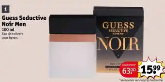 Kruidvat Guess Seductive Noir Men aanbieding