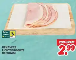 Dekamarkt Dekavers lichtgerookte beenham aanbieding