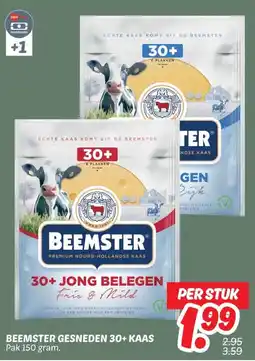 Dekamarkt Beemster gesneden 30+ kaas aanbieding