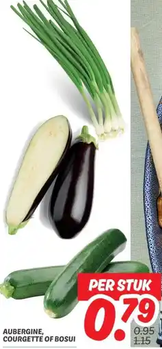 Dekamarkt Aubergine, courgette of bosui aanbieding