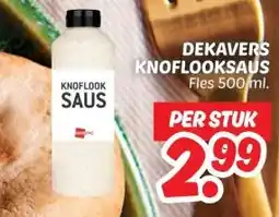 Dekamarkt Dekavers knoflooksaus aanbieding
