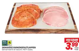 Dekamarkt Dekavers varkensfiletlappen aanbieding