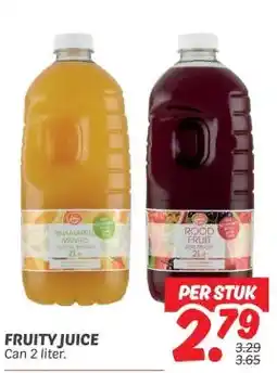 Dekamarkt Fruity juice aanbieding