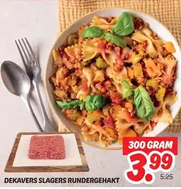 Dekamarkt Dekavers slagers rundergehakt aanbieding