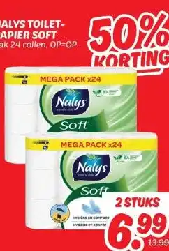 Dekamarkt Nalys toiletpapier soft aanbieding