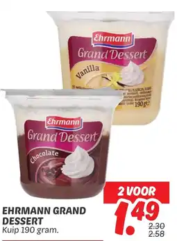 Dekamarkt Ehrmann grand dessert aanbieding