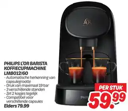 Dekamarkt Philips l'or barista koffiecupmachine aanbieding