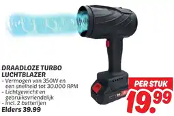 Dekamarkt Draadloze turbo luchtblazer aanbieding