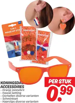 Dekamarkt Koningsdag accessoires aanbieding