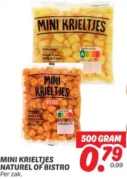Dekamarkt Mini krieltjes naturel of bistro aanbieding