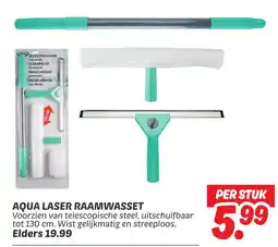 Dekamarkt Aqua laser raamwasset aanbieding