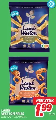 Dekamarkt Lamb Weston Fries aanbieding