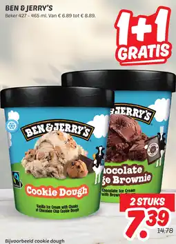 Dekamarkt Ben & jerry's aanbieding