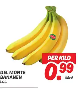 Dekamarkt Del monte bananen aanbieding