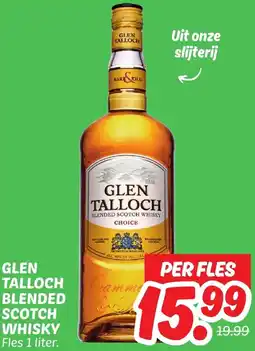 Dekamarkt Glen talloch blended scotch whisky aanbieding