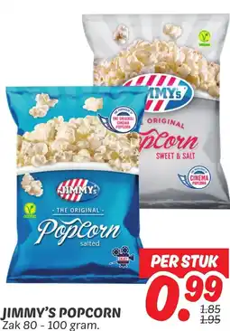 Dekamarkt Jimmy's popcorn aanbieding