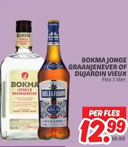 Dekamarkt Bokma jonge graanjenever of dujardin vieux aanbieding