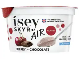 Hoogvliet Isey Skyr air cherry chocolate aanbieding