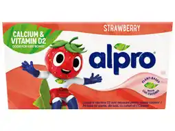 Hoogvliet Alpro Soja kids aardbei aanbieding