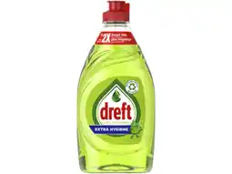 Hoogvliet Dreft Afwasmiddel extra hygiene lime aanbieding