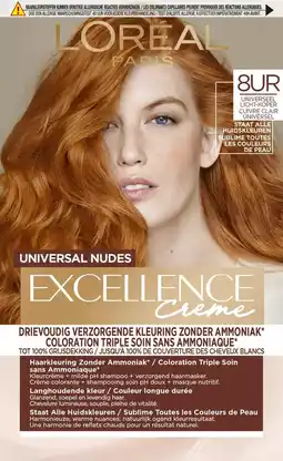 De Online Drogist L'Oréal Paris Excellence Creme - 8UR Universeel Licht Koper aanbieding