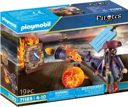 Bol.com PLAYMOBIL Giftset piraat met kanon - 71189 aanbieding