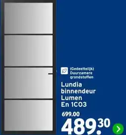 GAMMA Lundia binnendeur aanbieding