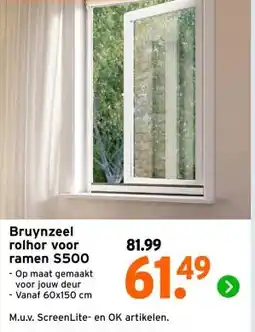 GAMMA Bruynzeel rolhor voor ramen S500 aanbieding