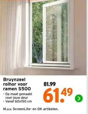 GAMMA Bruynzeel rolhor voor ramen S500 aanbieding