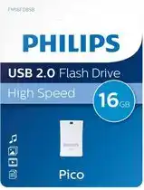 Bol.com Philips USB stick 2.0 16GB - Pico - Blauw - FM16FD85B aanbieding